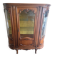 Louis XV style display cabinet in carved wood – elegant vintage furniture