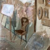 Tableau aquarelle époque Art Déco