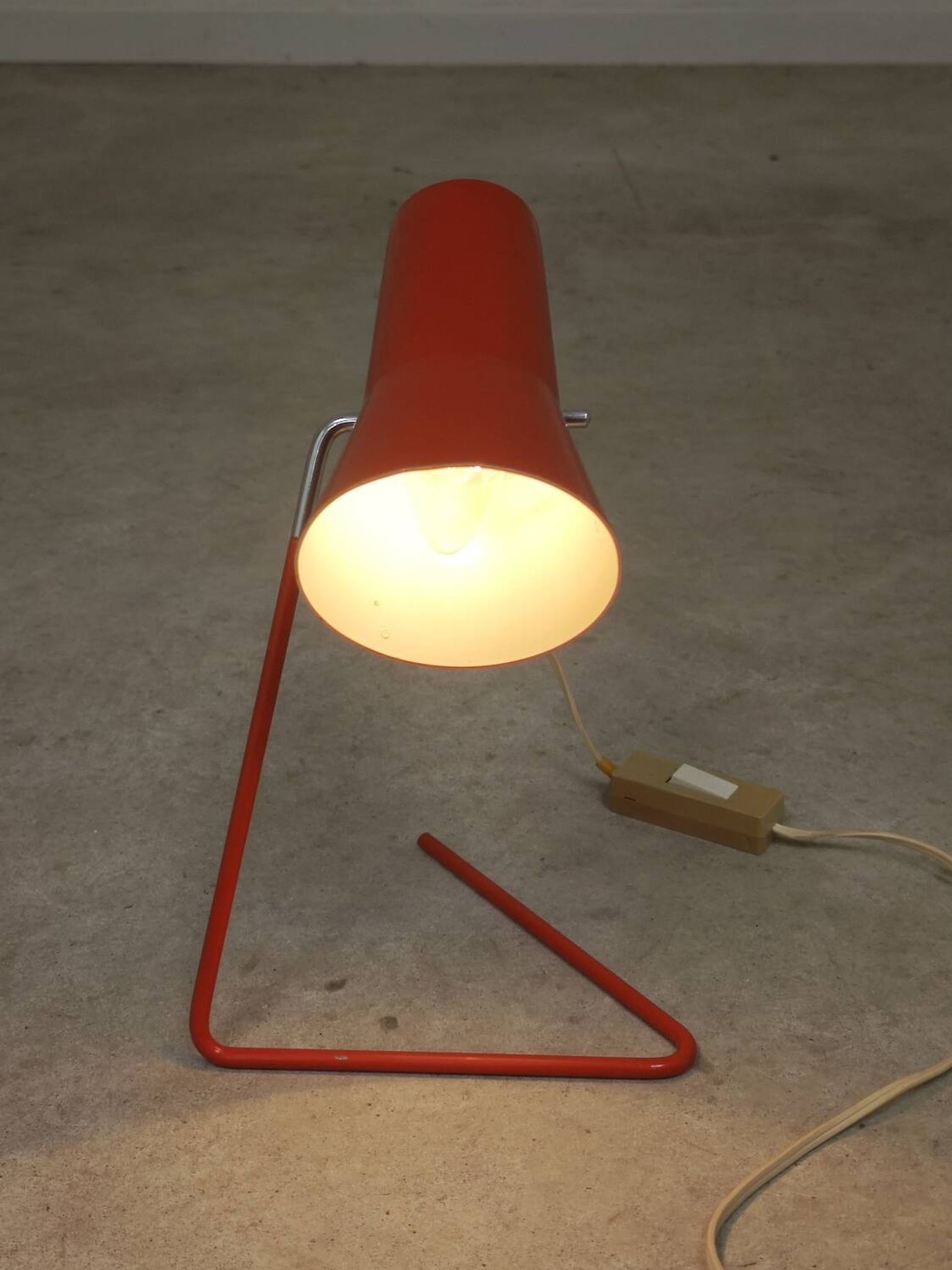 Eastern European lamp for Drupol by Josef Hurka. 1960