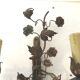 Pair of gilded metal sconces