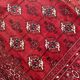 Nice big vintage carpet Bokhara handmade 200x282 cm