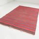 Vintage Striped Anatolian Kilim – 224 x 143 cm – Minimalist  sku 133