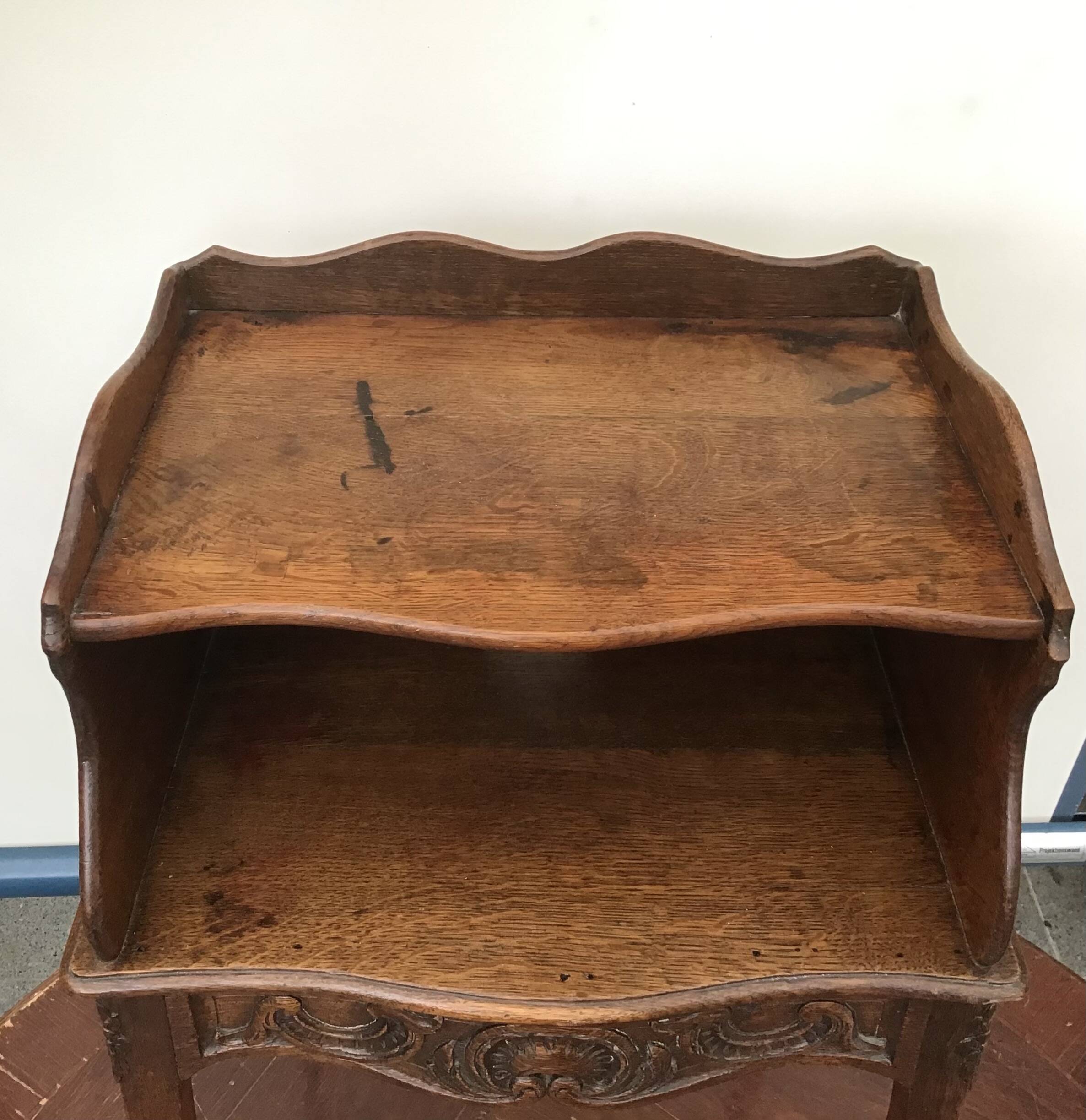 Bedside table - Oak - Louis XV Style - 19th century