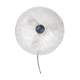 Vintage ceiling lamp with chrome and murano glass, 1960s