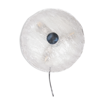 Plafonnier vintage avec chrome et verre de Murano années 1960