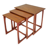 Teak nesting table