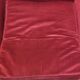 Pair of vintage red velvet armchairs