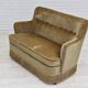 Danish velour 2 seater sofa, original condition, beech wood, 1960s