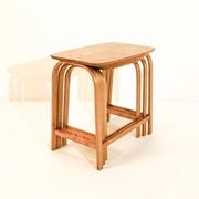 Vintage set of nesting tables by Axel Larsson for Bodafors, 1930s.