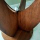 Antique Art Deco oak pedestal table