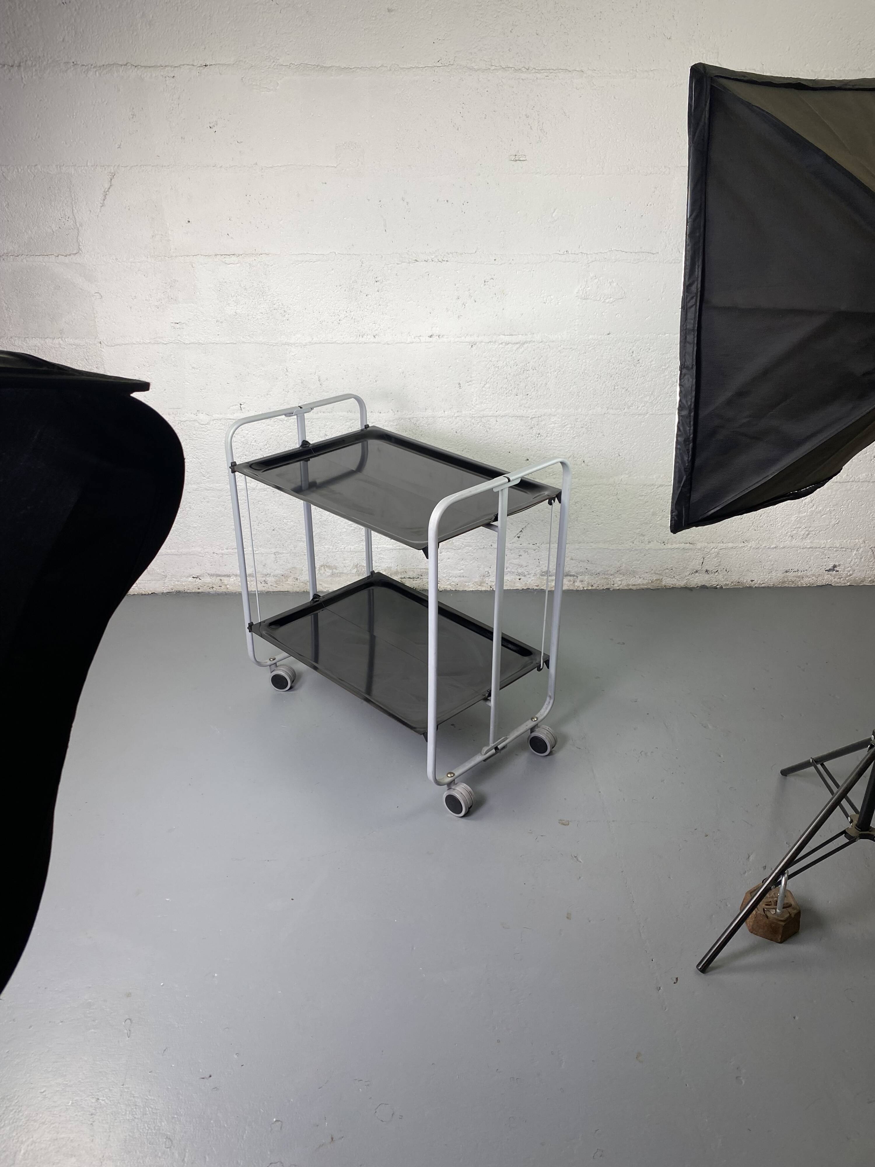 Vintage black Bauhaus folding server