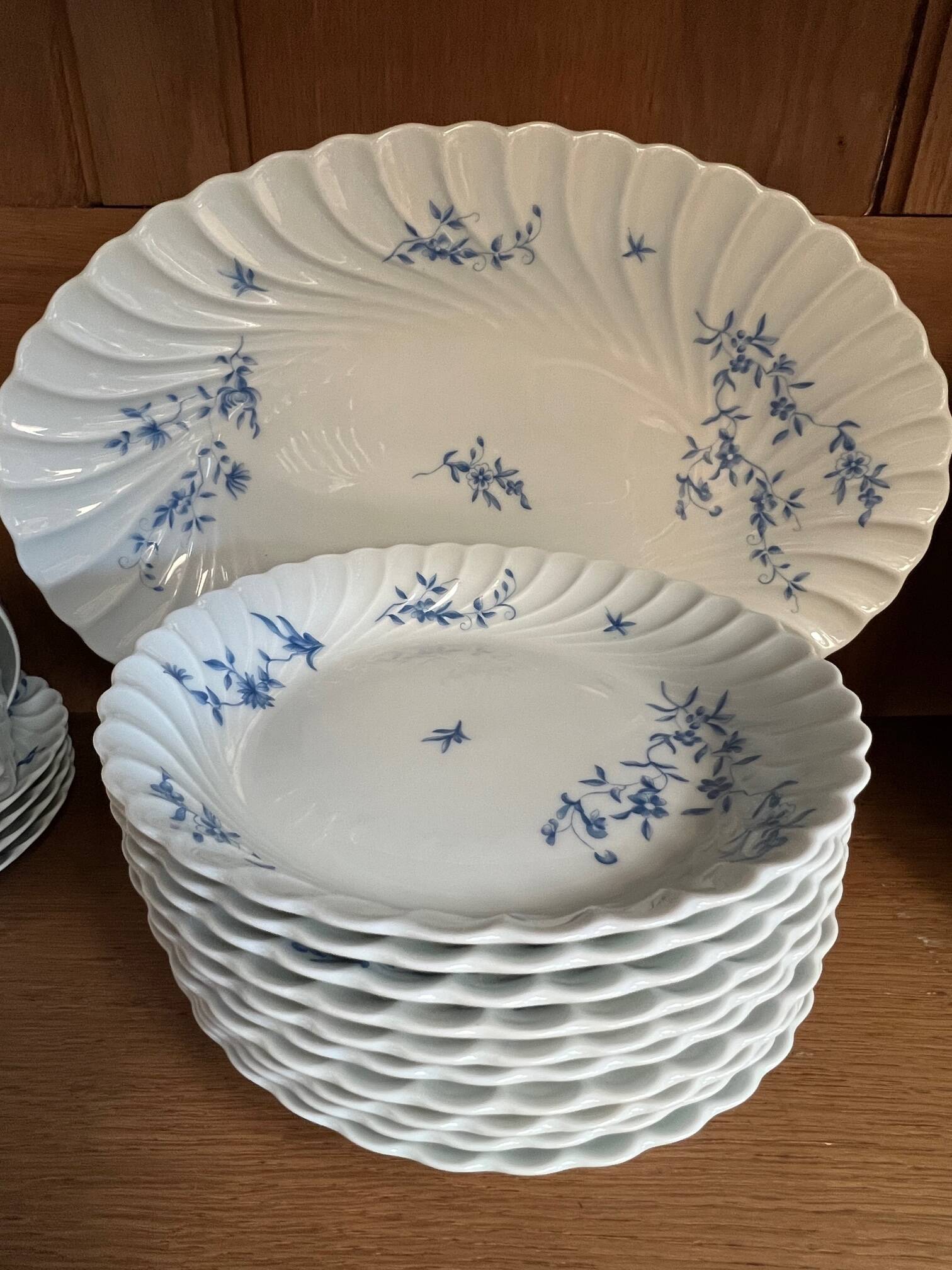 Haviland Limoges Porcelain Dinner and Coffee Service for 12