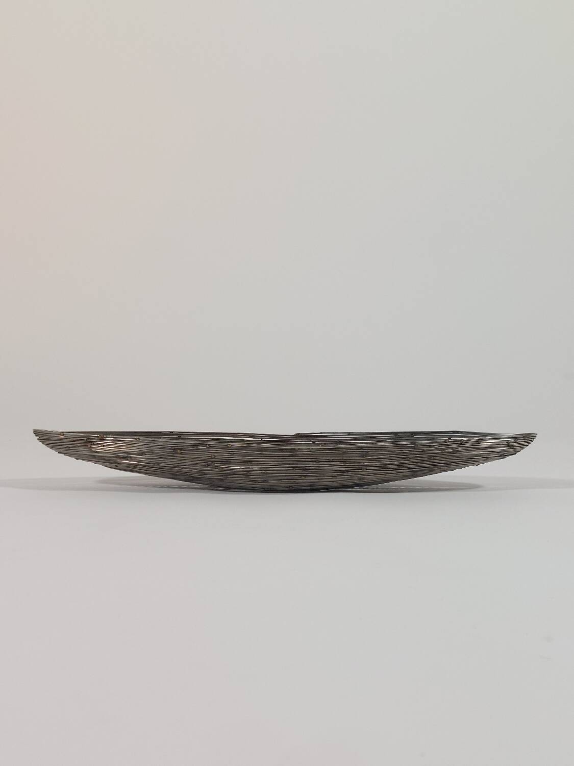 Brutalist handmade fruit bowl, mid-20th century.