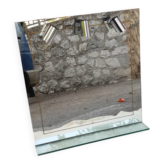 Miroir, coiffeuse, années 70