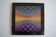 Vintage serigraph by Victor Vasarely, framed and under glass, 27 x 27 cm.