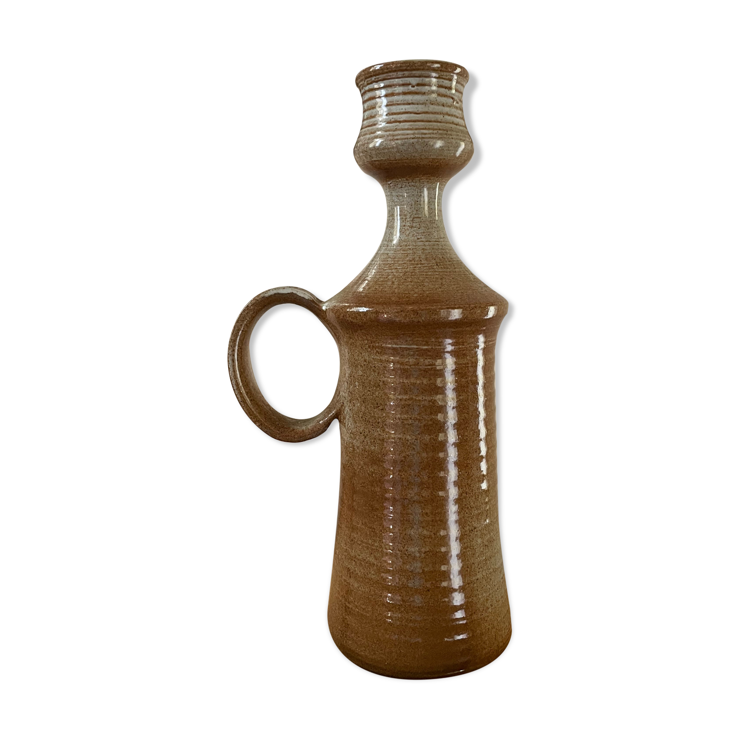 Signed sandstone decanter
