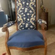 Voltaire armchair 19th century Restoration