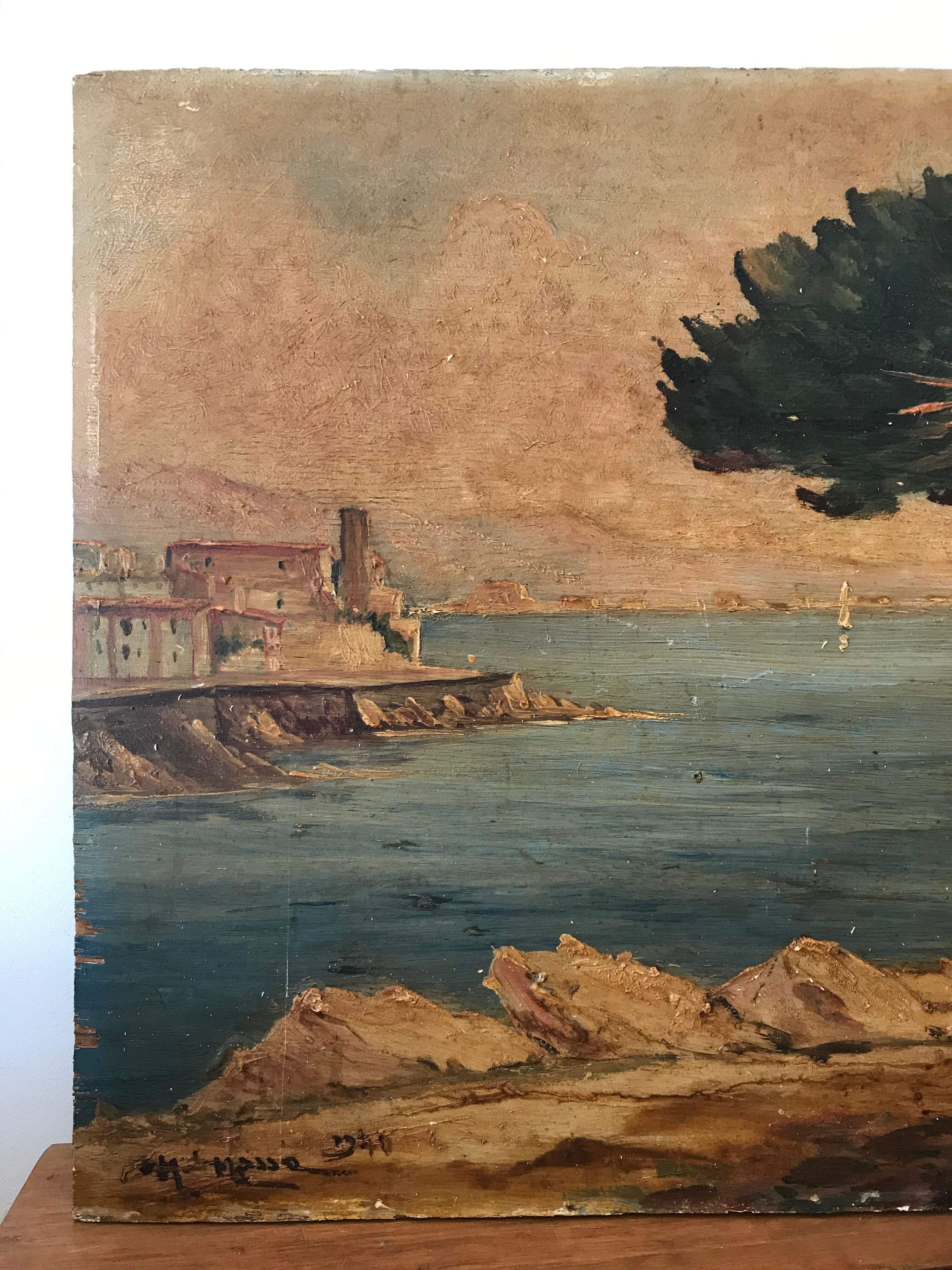 Old table seen from Antibes