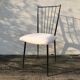 Chaise primavera vintage assise bouclette