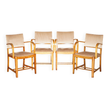 Set of four dining chairs RMS Queen Mary II Cunard White Star Liner
