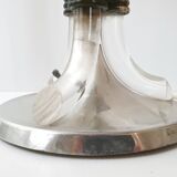 Steel art deco lamp foot - Plexiglas