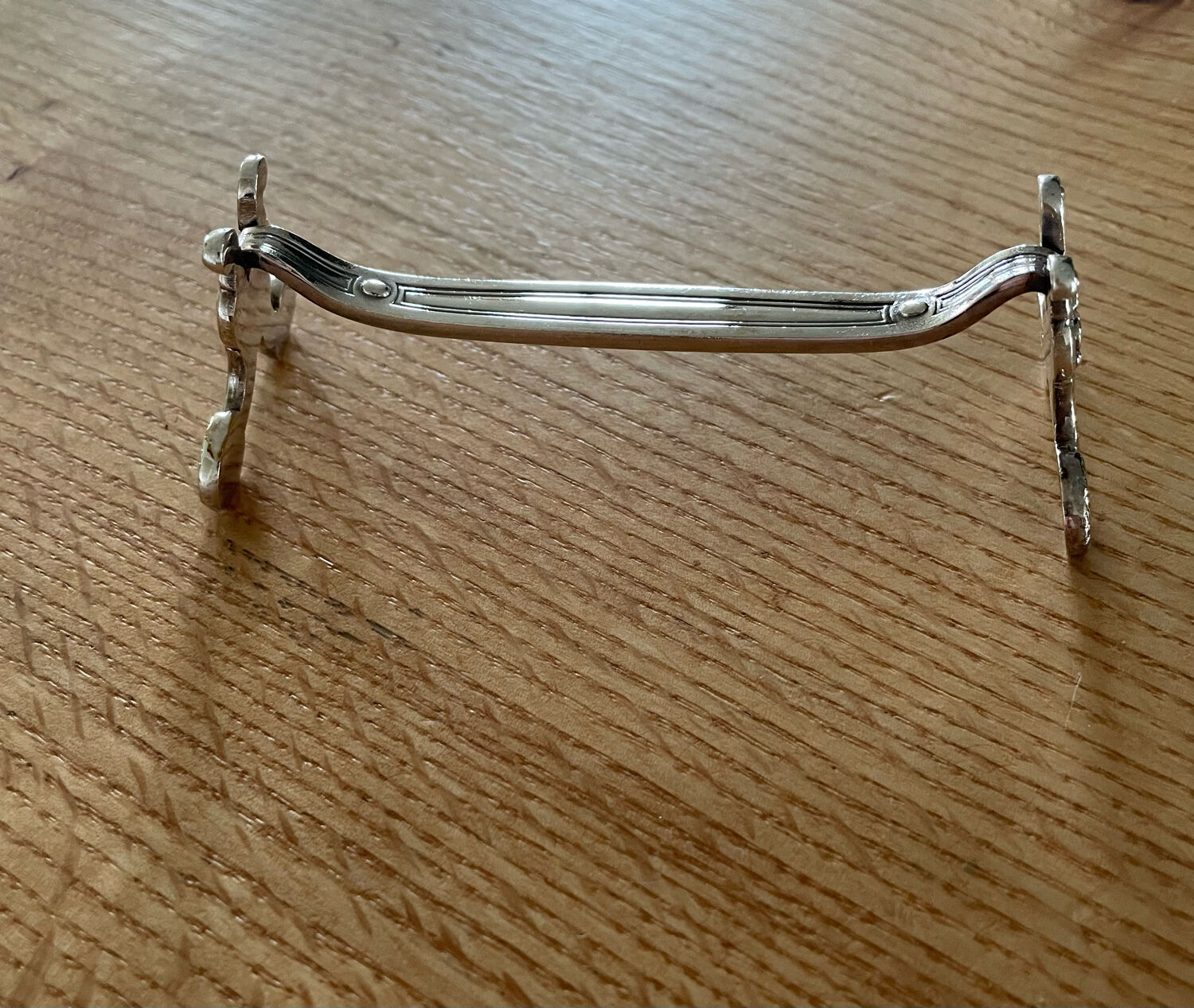 12 christofle silver metal knife holder