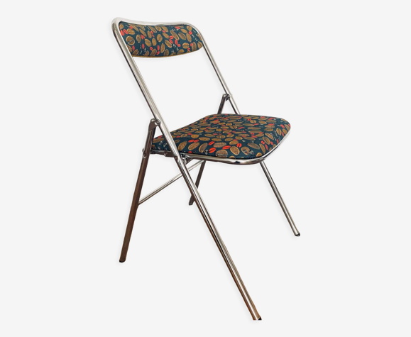 Chaise pliante vintage life style bleu