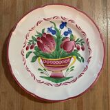 Plate Bouquet of Flowers Saint-Clément No. 67 – Vintage Earthenware