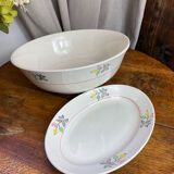 Porcelain salad bowl, Gien