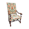 19th century Louis XIII-style walnut armchair