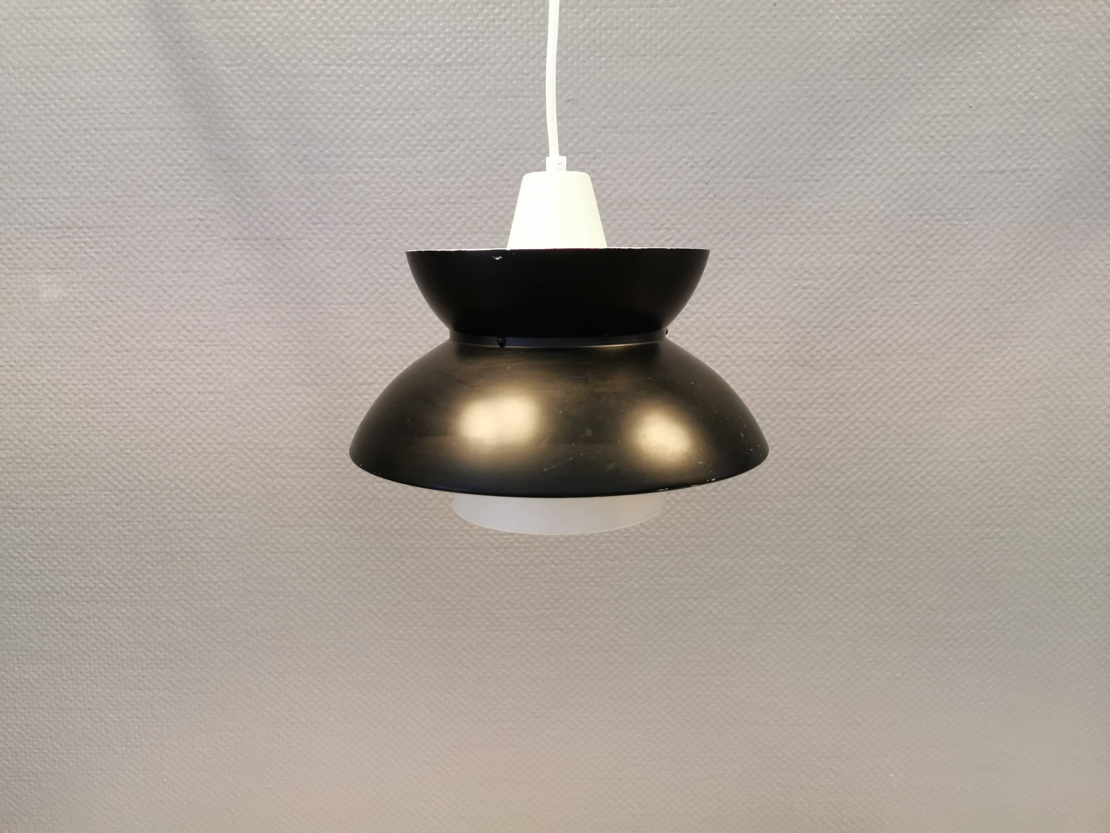 Navy hanging lamp, by Utzon for louis poulsen denmark 1960s
