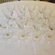 12 crystal wine glasses engraved with floral patterns