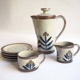 Scandinavian stoneware coffee service