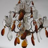 Chandelier of old crystals