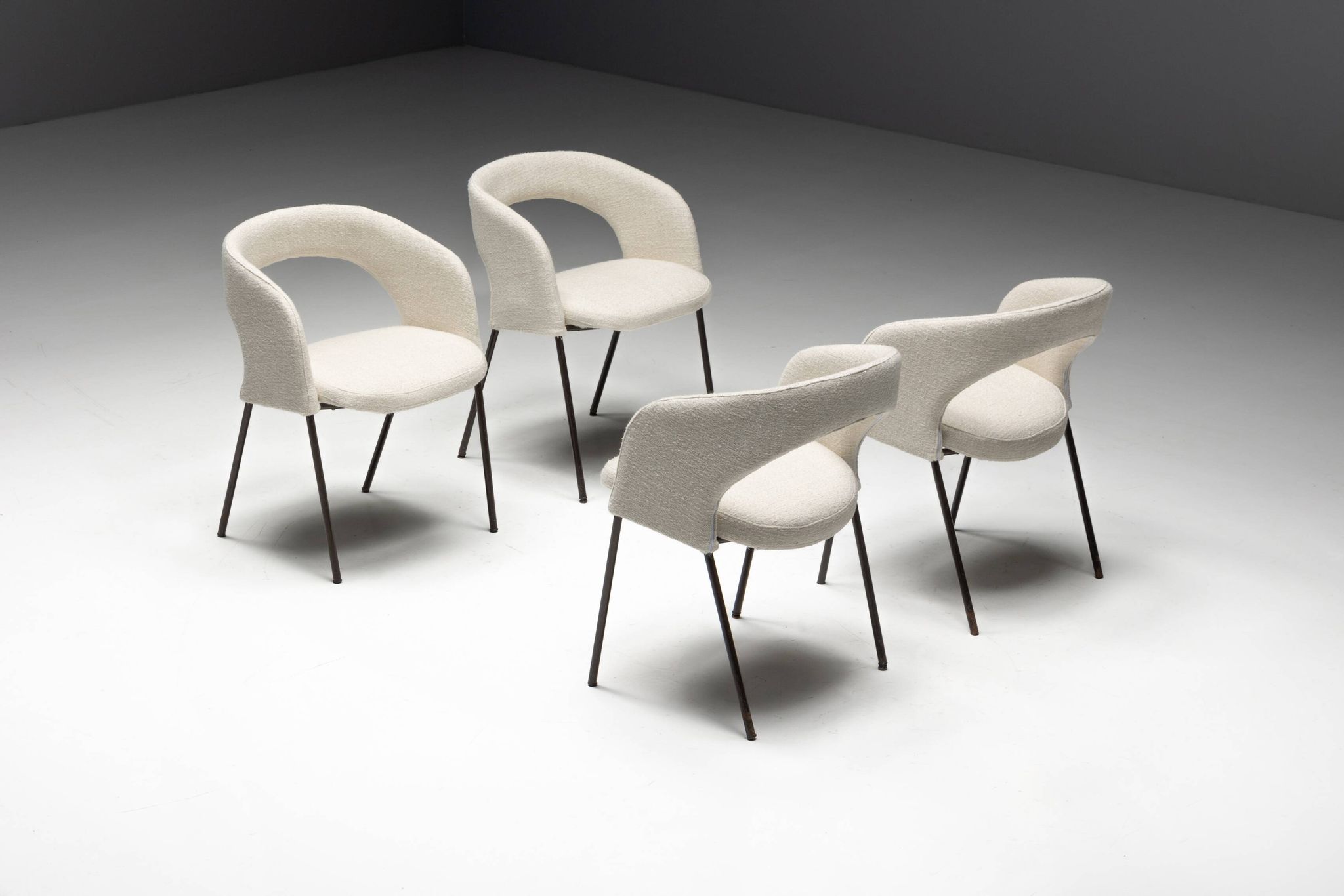 Dining chairs by Gastone Rinaldi for Rima, Italy, 1950s