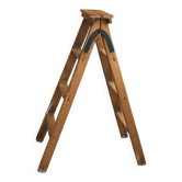 Old small wooden workshop stool