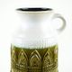 Ceramic floor vase with relief pattern, West Germany, 1970s