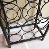 Vintage wrought iron bottle holder