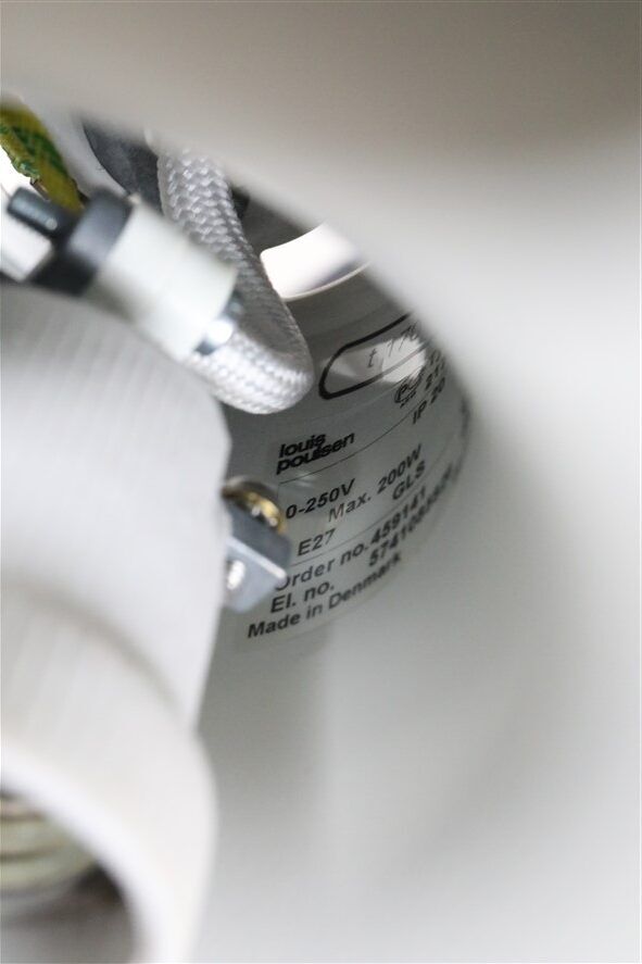 Louis Poulsen / Poul Henningsen “PH 5” pendant lamp with glass diffuser / Mid-century Danish modern design / PH5