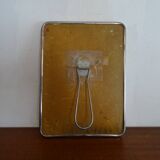 Vintage barber's mirror 23.5 cm by 17.5 cm