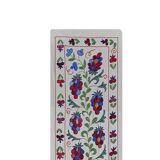 Hand-knotted rug, vintage Turkish rug 43x180 cm