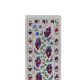 Hand-knotted rug, vintage Turkish rug 43x180 cm