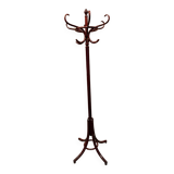 Wooden parrot coat rack