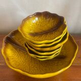 Cabbage salad bowl and bowls