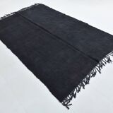 Vintage Dark Blue Turkish kilim Rug, 171x264Cm