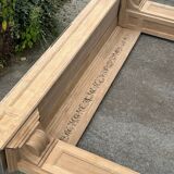Carved solid oak fireplace mantel