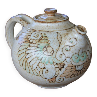 Vintage Alain Fievet stoneware teapot from the 70s