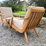 Pair of vintage armchairs
