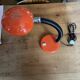 Space Age orange desk lamp – 1970s