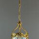Cylindrical lantern in gilded bronze in the Louis XV style, 20th century.
